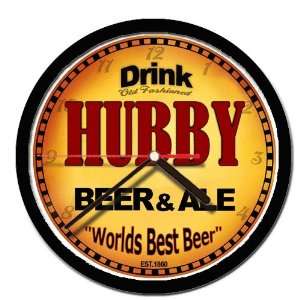  HUBBY beer and ale cerveza wall clock 