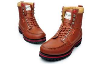 Timberland Mens Boots 9 EYE MOC TOE 30557 LT Brown  