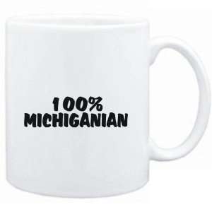  Mug White  100% Michiganian  Usa States Sports 