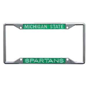  Michigan State Spartans License Plate Frame with Acrylic 