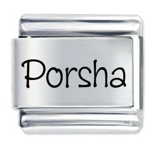  Name Porsha Italian Charms Bracelet Link Pugster Jewelry