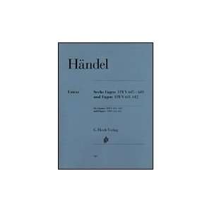  6 Fugues HWV 605 610 and Fugues HWV 611 and 612 Softcover 