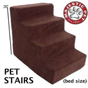  Pet Stairs in Suede Size 3 Steps, Color Stone Pet 
