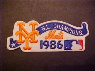 New York METS NL Champs 1986 PATCH 5 inch  