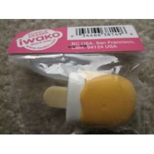  Yellow Ice Cream Bar Erasers From Iwako 