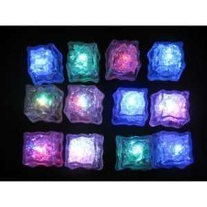   Decorative LED Ice Cubes   12 pack Multicolor