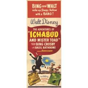 Ichabod and Mister Toad Movie Poster (11 x 17 Inches   28cm x 44cm 