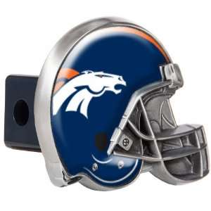 Denver Broncos NFL Metal Helmet Trailer Hitch Cover  