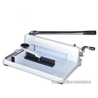 HEAVY DUTY INDUSTRIAL GUILLOTINE STACK PAPER CUTTER 12 CUTTING WIDTH 