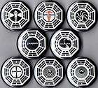 Lost Dharma Initiative 8 pins buttons badges logo logos