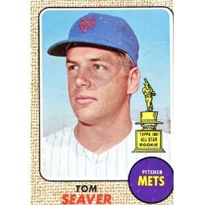  Tom Seaver Unsigned 1968 Topps Card Sports Collectibles