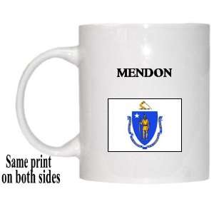    US State Flag   MENDON, Massachusetts (MA) Mug 