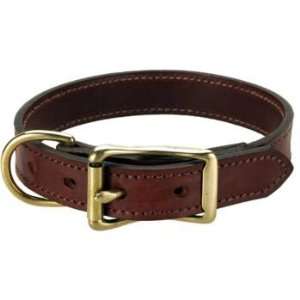  Mendota Wide Leather Dog Collar 18in x 1in