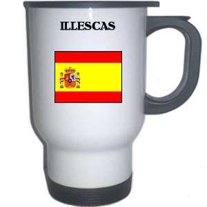  Spain (Espana)   ILLESCAS White Stainless Steel Mug 