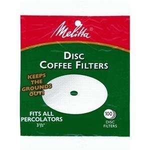  White Disc Coffee Filter 