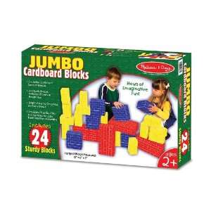  Melissa and Doug Jumbo Cardboard Blocks in 3 Sizes and 