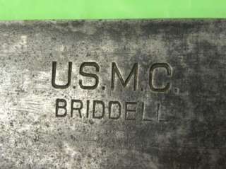 US WW2 USMC BRIDDELL Machete Knife Dagger  