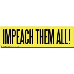  Sticker IMPEACH THEM ALL 