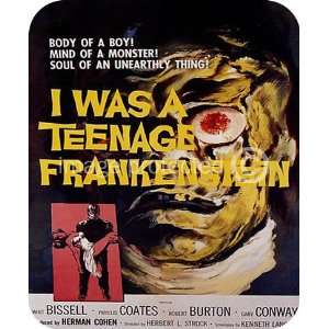  I Was A Teenage Frankenstein vintage movie MOUSE PAD 