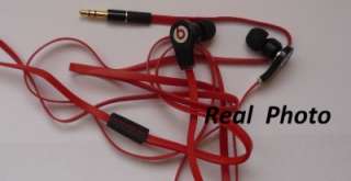   Earbud Headset For  Red Beats Music Player iPad in ear  