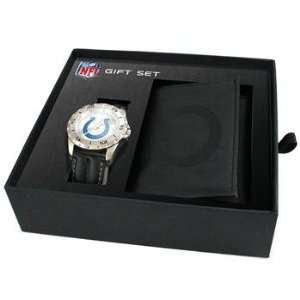  Indianapolis Colts NFL Wallet & Watch Gift Set Sports 