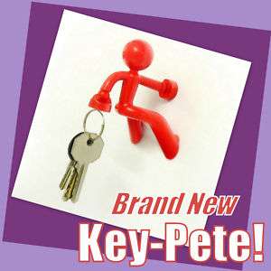 RED Key Pete Strong Man MAGNETIC Key Holder Rack HANGER  