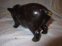 OLD STONEWARE PIG MONMOUTH RED WING MACOMB WHITEHALL  