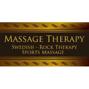  3x6 Vinyl Banner   Massage Therapy 