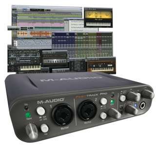 Audio Pro Tools MP + Fast Track Pro (4x4 USB Interface w/PTMP9 