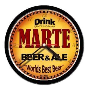  MARTE beer and ale cerveza wall clock 