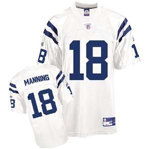  Reebok Indianapolis Colts Peyton Manning Replica White 
