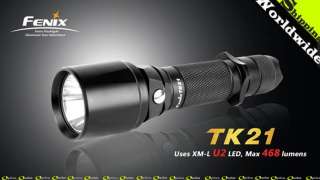   TK21 CREE XM L Tactical Light  468 lumens  Shipping Worldwide  