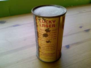 1930s Lucky Lager Beer Can General Brewing Co San Francisco  