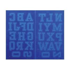  Dritz Iron On Letters 1 3/4 Collegiate Royal Blue; 2 