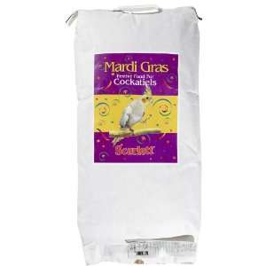  Scarlett Mardi Grass Cockatiel Festive Food  20 lb Pet 