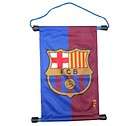 OFFICIAL FC BARCELONA SMALL I LOVE FCB PENNANT FLAG 22 x 30CMS NEW 