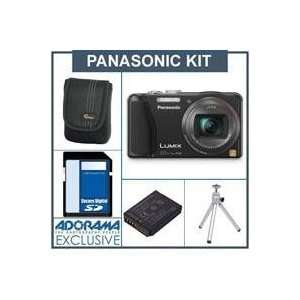 Panasonic LUMIX DMC ZS20 14.1MP Digital Camera Kit   Black 