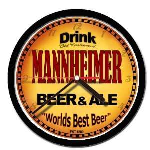  MANNHEIMER beer and ale cerveza wall clock Everything 