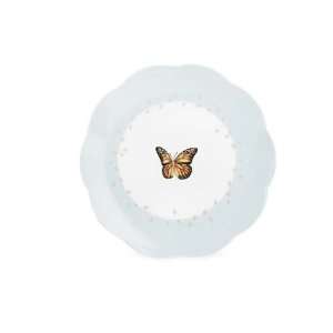  Lenox Butterfly Meadow Blue Butterfly Dessert Plate 