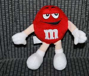 Candy Red M&M Character Doll Plush Toy 6 2001  