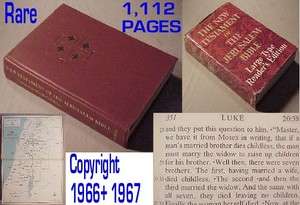   JERUSALEM BIBLE LARGE TYPE PRINT READERS EDITION HCDJ~1,112pg,maps