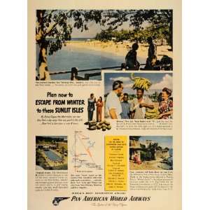   West Indies Montego Bay Jamaica   Original Print Ad