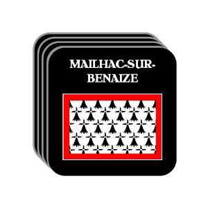 Limousin   MAILHAC SUR BENAIZE Set of 4 Mini Mousepad 