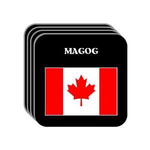  Canada   MAGOG Set of 4 Mini Mousepad Coasters 