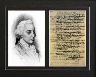 JOHN HANCOCK Rev War Signed Letter to George Washington  