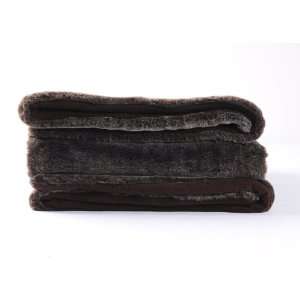   Home Fashion 60x70Luxury Faux Fur Throw Blanket