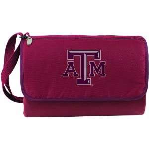  NCAA Outdoor Picnic Blanket Tote Burgundy Sports 