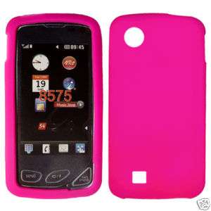 PINK SILICONE CASE FOR LG CHOCOLATE TOUCH VX8575 PHONE  