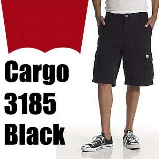 Levis Mens BLACK Cargo Shorts 36610 3185  