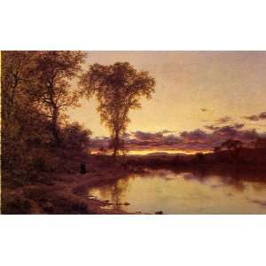    Twilight a Stroll by the Shore, By McEntee Jervis